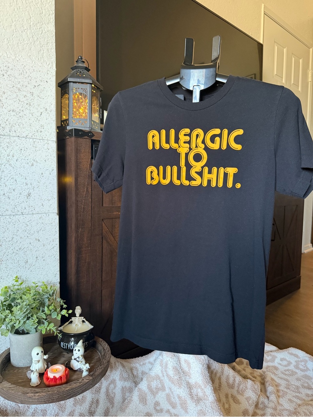 Her Little Wolves Allergic To BS Graphic Tee (M)